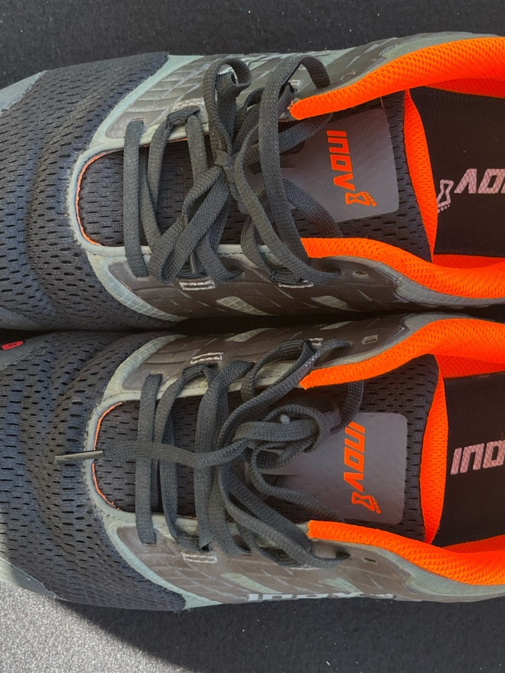Inov-8 Black & Orange Lightweight Trainer Shoes size 10 - Picture 8 of 9